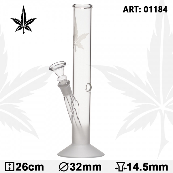 Glas Bong Leaf 26cm